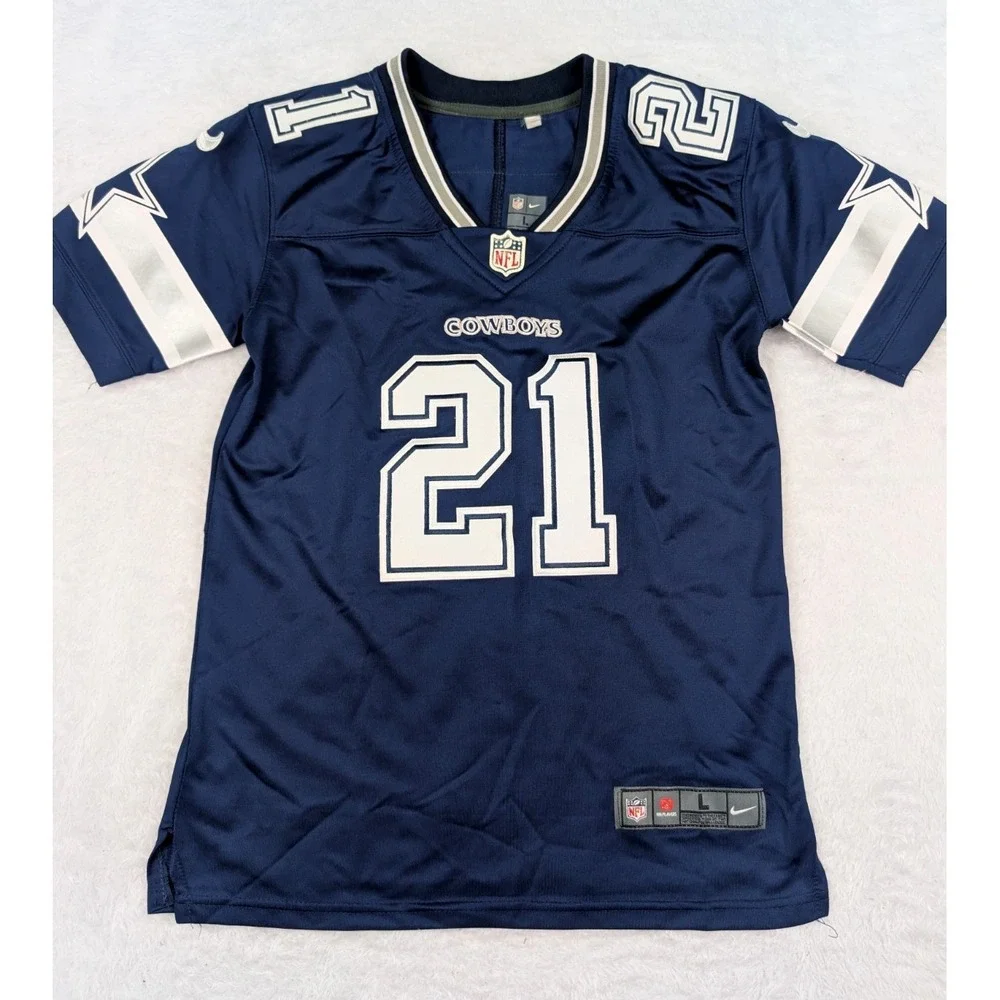 Nike On-Field Deion Sanders Jersey YOUTH Large 14/16 Dallas Cowboys Prime Time